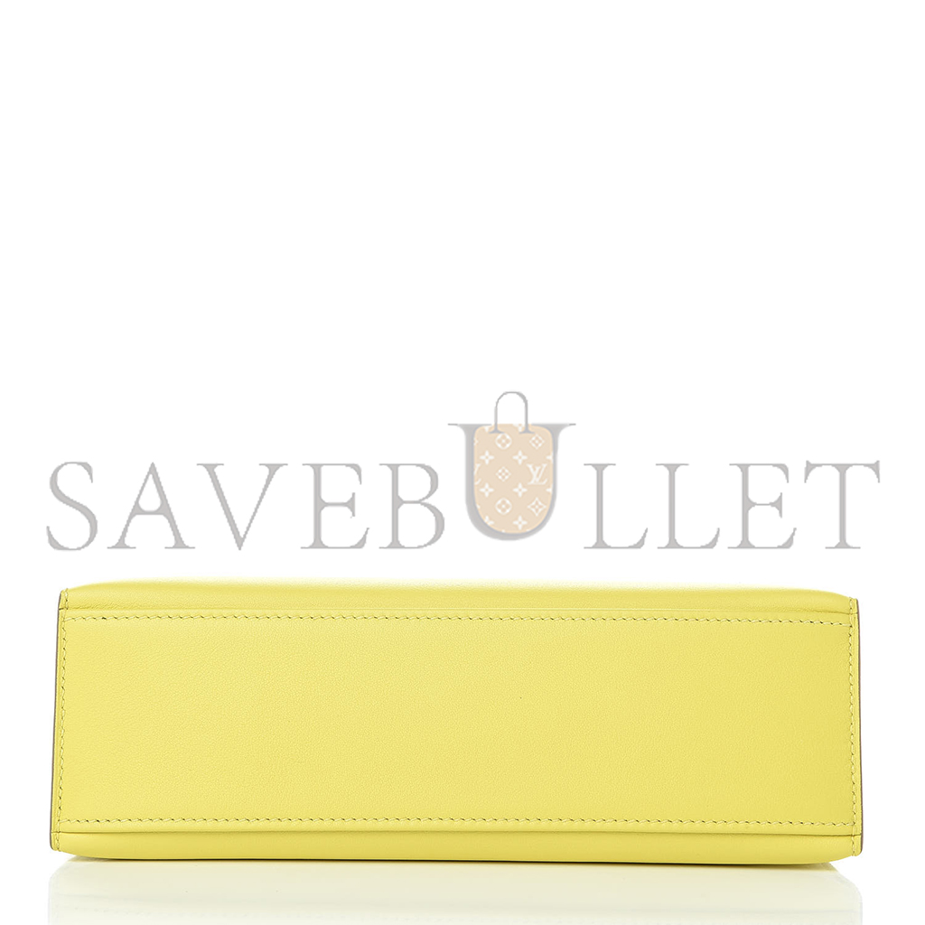 HERMÈS MASTER SWIFT KELLY POCHETTE CLUTCH YELLOW (22*14*7cm) 